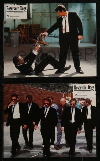 9t0042 RESERVOIR DOGS 8 French LCs 1992 Quentin Tarantino, Harvey Keitel, Steve Buscemi, Chris Penn