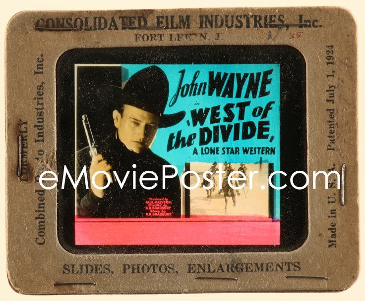 eMoviePoster.com: 9t0767 WEST OF THE DIVIDE glass slide R1940s great c ...