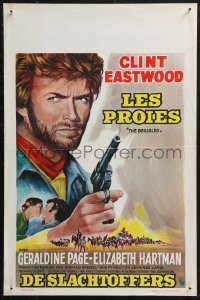 9w0660 BEGUILED Belgian 1971 completely different art of Clint Eastwood, Don Siegel directed!
