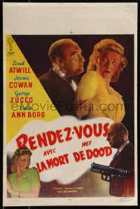 9w0674 FOG ISLAND Belgian 1949 Lionel Atwill, George Zucco, Veda Ann Borg, mystery thriller!