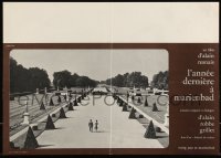 9w0695 LAST YEAR AT MARIENBAD Belgian 1971 Alain Resnais' L'Annee derniere a Marienbad!