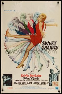 9w0713 SWEET CHARITY Belgian 1969 Bob Fosse musical starring Shirley MacLaine, different art!