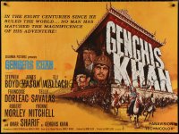 9w0760 GENGHIS KHAN British quad 1965 Omar Sharif as Mongolian Prince of Conquerors, Stephen Boyd!