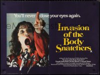 9w0770 INVASION OF THE BODY SNATCHERS British quad 1979 cool different image from the movie climax!