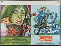 9w0800 VAMPIRE LOVERS/ANGELS FROM HELL British quad 1970 motorcycles & monsters!