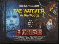 9w0801 WATCHER IN THE WOODS British quad 1982 Disney, it was just game until a girl vanished for 30 years!