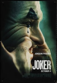 9w1050 JOKER teaser Canadian 1sh 2019 Joaquin Phoenix as the infamous DC Comics Batman villain!