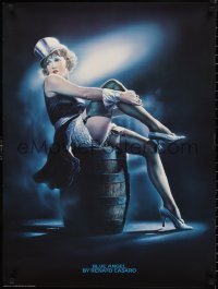 9w0214 BLUE ANGEL 24x31 commercial poster 1991 von Sternberg, Casaro art of Marlene Dietrich!