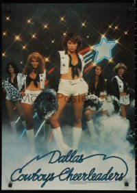 9w0217 DALLAS COWBOY CHEERLEADERS 20x28 commercial poster 1977 great images of sexy Texas women!