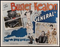 9w0220 GENERAL 22x28 commercial poster 1998 Buster Keaton, great image from the half-sheet!