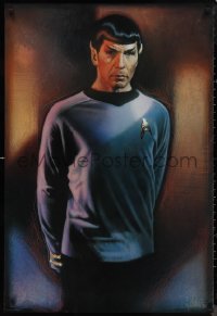 9w0231 STAR TREK CREW 27x40 commercial poster 1991 Drew Struzan art of Lenard Nimoy as Spock!