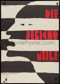 9w0493 JERICHO MILE East German 23x32 1982 Strauss, made-for-TV crime movie directed by Michael Mann