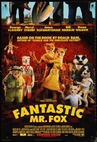 9w1162 FANTASTIC MR. FOX int'l advance DS 1sh 2009 Wes Anderson stop-motion, Clooney, Streep