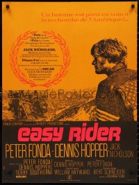9w0942 EASY RIDER French 23x31 R1980s Peter Fonda, motorcycle biker classic directed by Hopper!