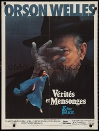 9w0944 F FOR FAKE French 23x30 1975 Welles' Verites et mensonges, Rene Ferracci & Roger Boumendil!