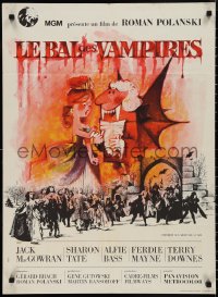 9w0945 FEARLESS VAMPIRE KILLERS French 23x31 1968 Roman Polanski, Sharon Tate, different images!