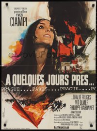 9w0962 MATTER OF DAYS French 23x31 1969 Yves Ciampi's A Quelques Jours Pres, Michel Landi art!