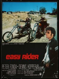 9w1016 EASY RIDER French 16x22 R1980s Fonda, motorcycle biker classic directed by Dennis Hopper