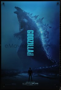 9w1185 GODZILLA: KING OF THE MONSTERS teaser DS 1sh 2019 great full-length image of the creature!