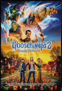 9w1193 GOOSEBUMPS 2: HAUNTED HALLOWEEN int'l advance DS 1sh 2018 Jack Black, McClendon-Covey, cool image!