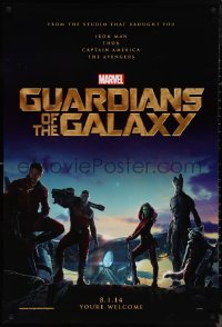 9w1199 GUARDIANS OF THE GALAXY teaser DS 1sh 2014 Zoe Saldana, Marvel Comics sci-fi!