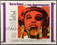 9w0595 ANNIVERSARY 1/2sh 1967 Bette Davis with funky eyepatch in another portrait in evil!