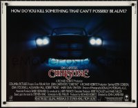 9w0605 CHRISTINE int'l 1/2sh 1983 Stephen King, directed by John Carpenter, creepy car image!
