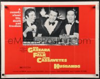 9w0616 HUSBANDS 1/2sh 1970 Ben Gazzara, Peter Falk & John Cassavetes in bow ties!