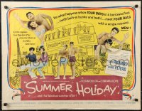 9w0645 SUMMER HOLIDAY 1/2sh 1963 Cliff Richard, sexy Laurie Peters in bikini!