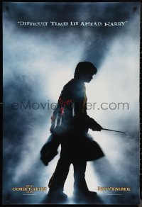 9w1212 HARRY POTTER & THE GOBLET OF FIRE teaser DS 1sh 2005 cool image of Daniel Radcliffe!