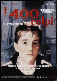 9w0357 400 BLOWS Italian 1sh R2014 Francois Truffaut autobiography, Les quatre cents coups!