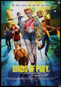 9w0368 BIRDS OF PREY Italian 1sh 2020 Margot Robbie as Harley Quinn with Bruce the Hyena!
