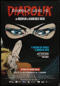 9w0372 DIABOLIK SONO IO advance Italian 1sh 2019 Giancarlo Soldi, art of masked eyes over woman!