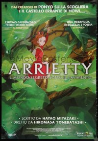 9w0401 SECRET WORLD OF ARRIETTY Italian 1sh 2011 Japanese Studio Ghibli fantasy anime cartoon!