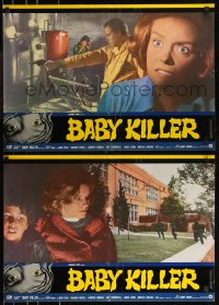 9w0569 IT'S ALIVE set of 7 Italian 18x26x26 pbustas 1975 Larry Cohen directed horror, cool title!