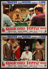 9w0578 SOME CAME RUNNING set of 6 Italian 19x27 pbustas 1959 Frank Sinatra, Dean Martin & MacLaine!