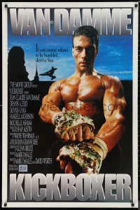 9w1264 KICKBOXER int'l 1sh 1989 Jean-Claude Van Damme, ancient sport becomes deadly game, different!