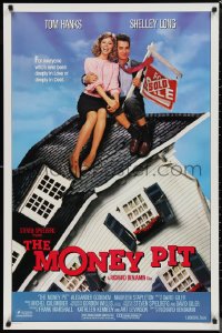 9w1315 MONEY PIT 1sh 1986 Steven Spielberg, Tom Hanks & Shelley Long are deeply in love & debt!