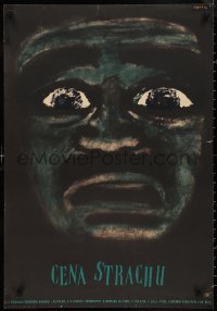 9w0846 WAGES OF FEAR Polish 23x33 R1968 Henri-Georges Clouzot, different art by Jan Lenica!