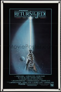 9w1375 RETURN OF THE JEDI int'l 1sh 1983 hands holding lightsaber by Tim Reamer!