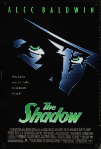 9w1406 SHADOW 1sh 1994 Alec Baldwin knows what evil lurks in the hearts of men!