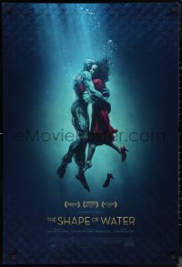 9w1408 SHAPE OF WATER style B int'l DS 1sh 2017 Guillermo del Toro, Doug Jones as the Amphibian Man!