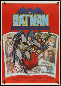9w0163 BATMAN Spanish 1979 DC Comics, great art of Adam West & Burt Ward w/villains!