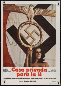 9w0176 SS GIRLS Spanish 1978 Mattei, Nazis, their weapon was desire, for which there was no defense!