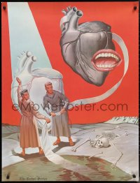 9w0317 BETHEL SERIES 30x39 special poster 1960s absolutely wild religious artwork!