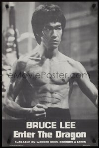 9w0328 ENTER THE DRAGON 18x28 music poster 1973 Bruce Lee, soundtrack, film that made him a legend