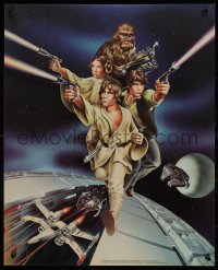 9w0347 STAR WARS 19x23 special poster 1977 A New Hope, George Lucas, Nichols, Coca-Cola, 3 of 4!