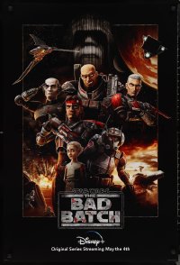 9w0109 STAR WARS: THE BAD BATCH DS tv poster 2021 Walt Disney, Dee Baker, great sci-fi CGI image!