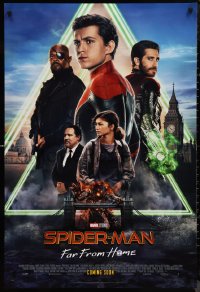 9w1418 SPIDER-MAN: FAR FROM HOME int'l advance DS 1sh 2019 Marvel Comics, Holland & top cast!