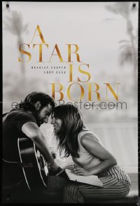9w1421 STAR IS BORN teaser DS 1sh 2018 Bradley Cooper stars and directs, romantic image w/Lady Gaga!
